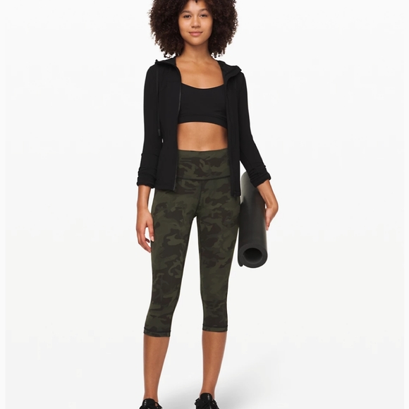 Camo Lululemon Leggings Wunder Under - Picture 1 of 3